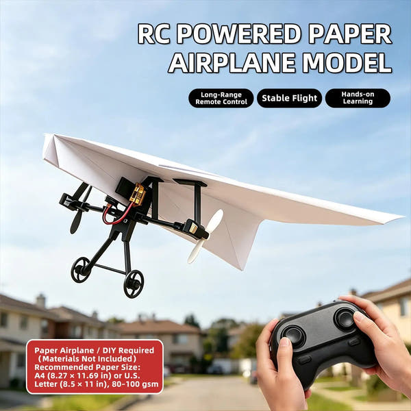 DIY Remote Control Paper Airplane Kit