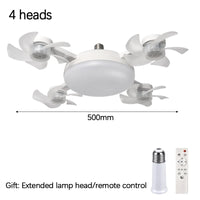 E27 Drone Ceiling Fan Light (2-in-1)