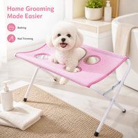 Foldable Pet Grooming Hammock Table