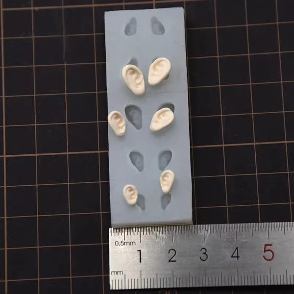Silicone Doll Ear Mold