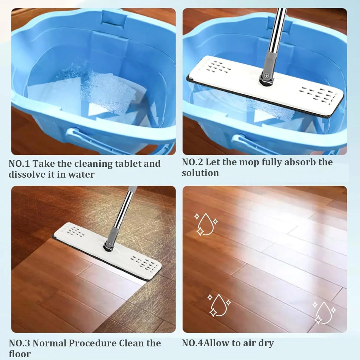 Dissolvable Floor Cleaner Sheets (100-Pack)