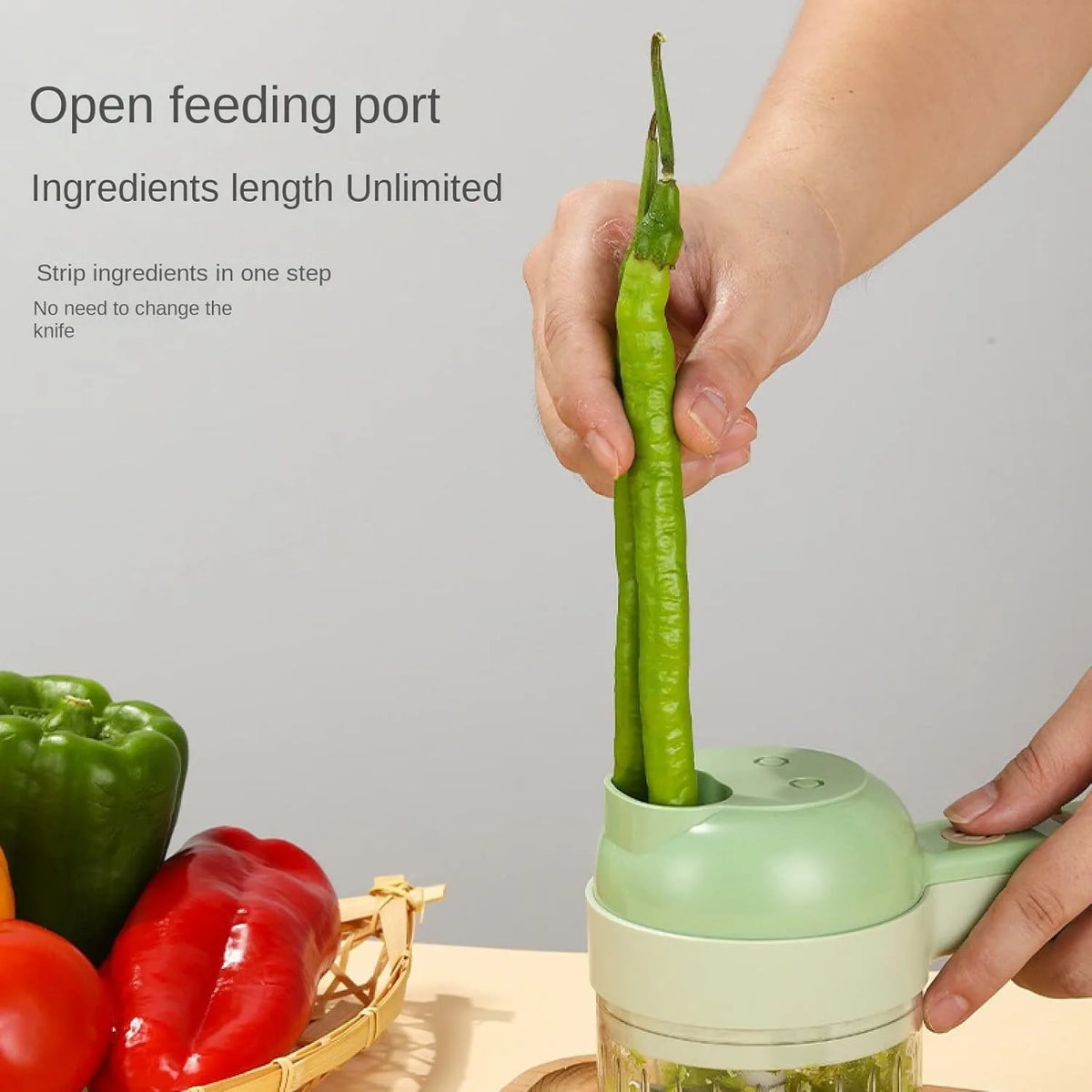 4-in-1 Electric Vegetable Chopper