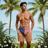 Men's American Flag Swim Trunks