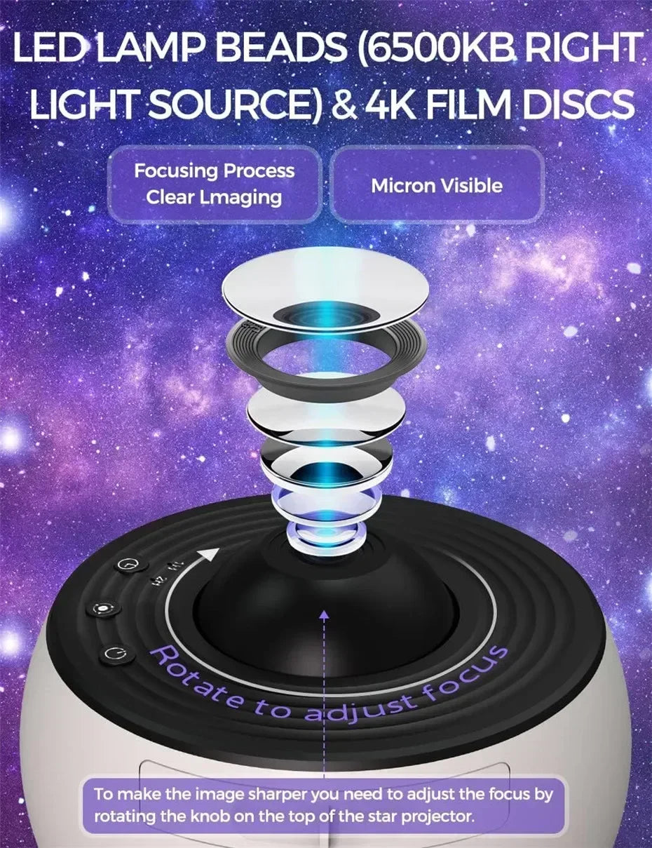 Galaxy Projector Night Light