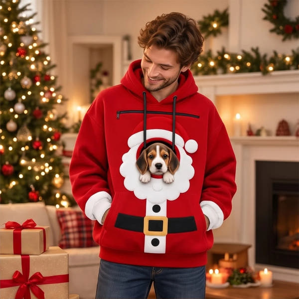 Pet Pouch Hoodie (Carry Your Cat or Dog)