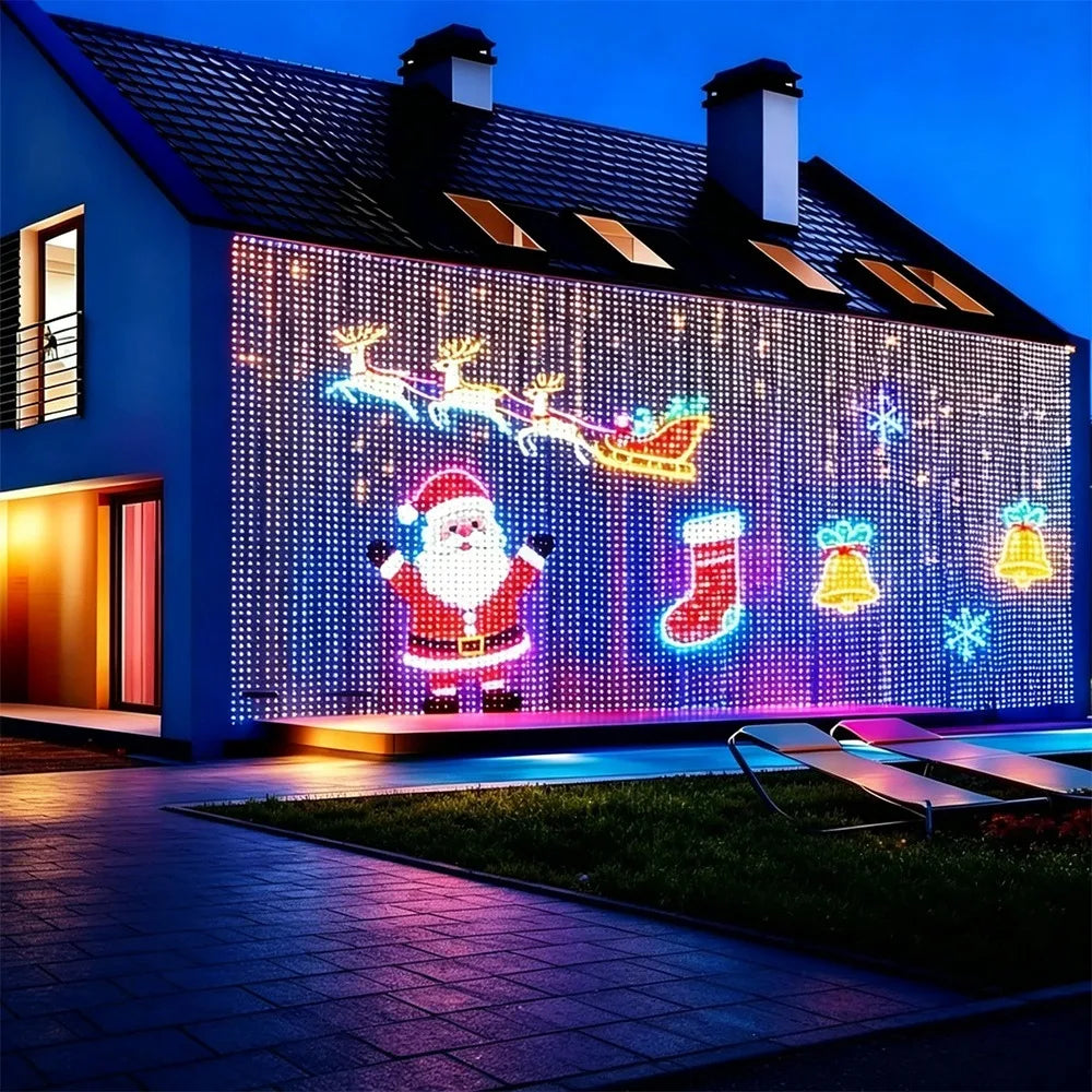 Smart LED Christmas Curtain Lights