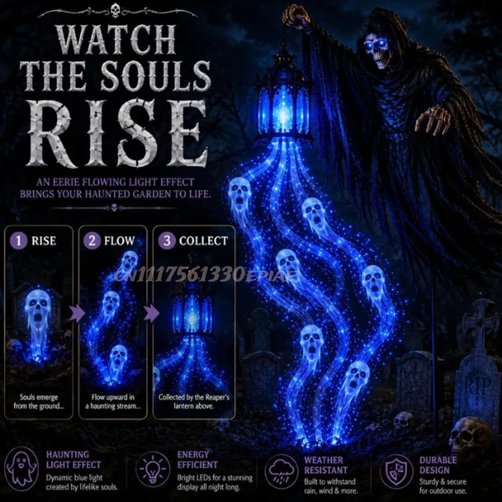 Grim Reaper Soul Harvester Yard Light