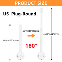 Rotating Outlet Extender with USB — Adjustable Arm