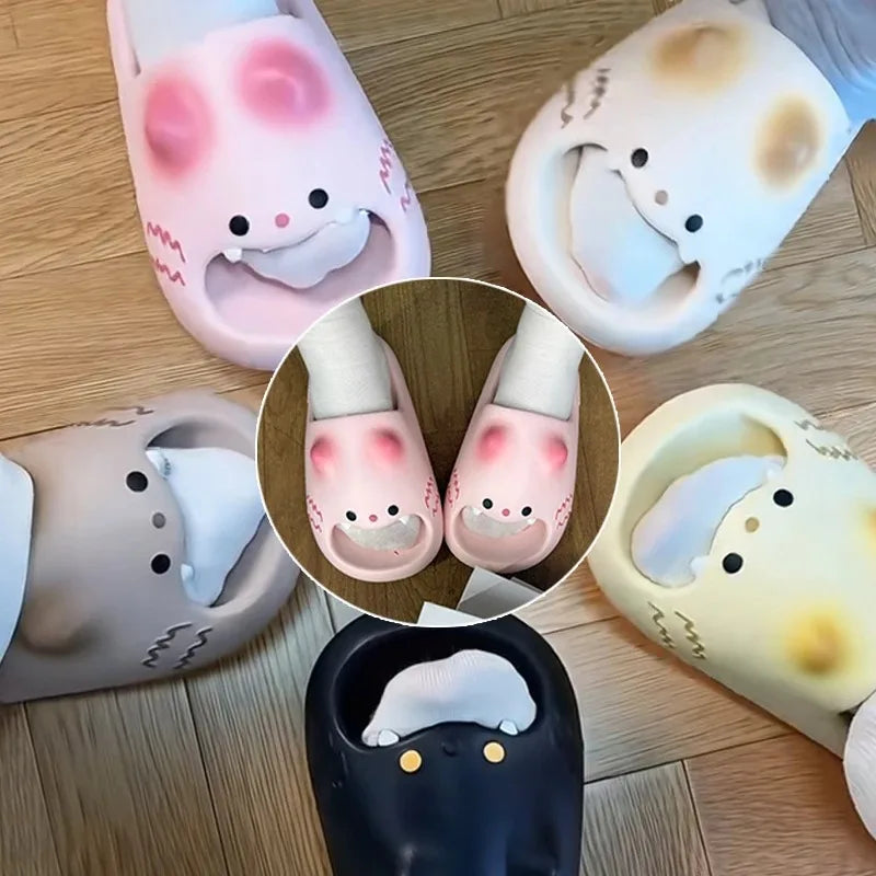 Cozy Cat Paw Slippers