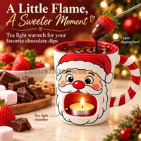Santa Chocolate Fondue Mug