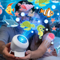 LED Ocean & Galaxy Projector Night Light