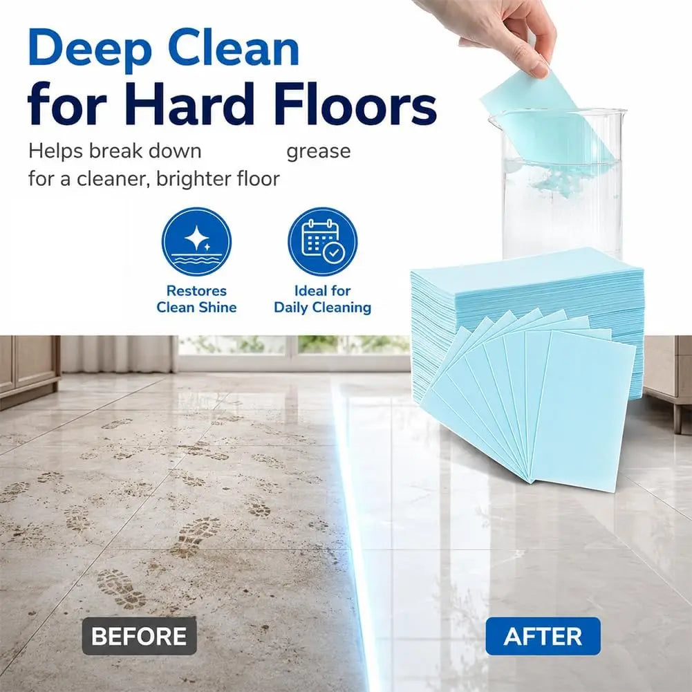 Dissolvable Floor Cleaner Sheets (100-Pack)