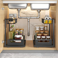 Under-Sink Pull-Out Organizer – Sliding Storage Drawer