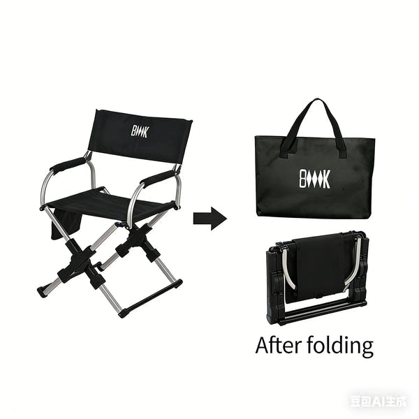 Foldable Aluminum Camping Director Chair