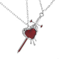 Sword & Heart Necklace