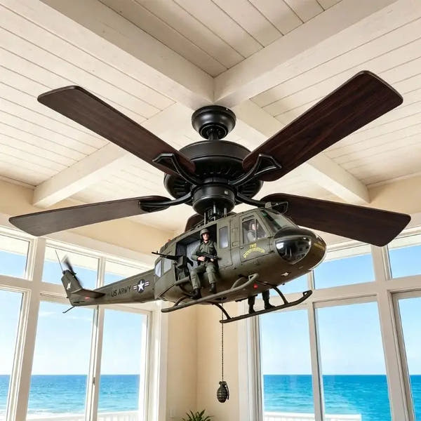 Helicopter Ceiling Fan Attachment