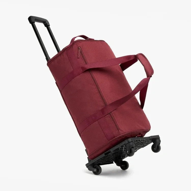 Large-Capacity Travel & Gym Duffel with Trolley Sleeve