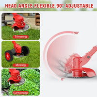 21V Cordless Weed Wacker & Edger — 3-in-1 Kit