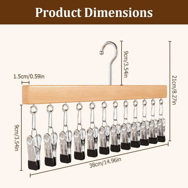 Space-Saving Hanging Closet Organizer