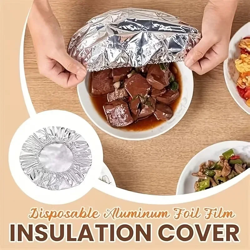 Foil cover for plates