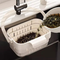 Foldable Hanging Sink Colander & Strainer Basket