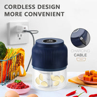 Cordless Electric Mini Garlic Chopper