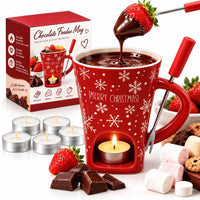 Santa Chocolate Fondue Mug