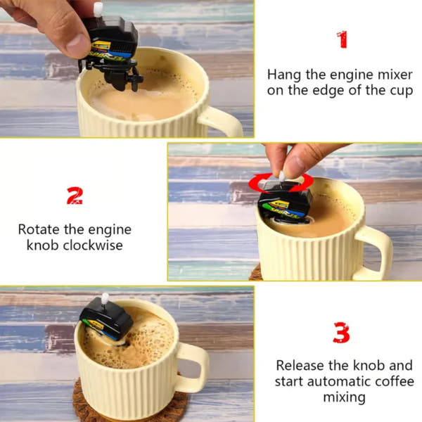 Mini Boat Motor Coffee Stirrer
