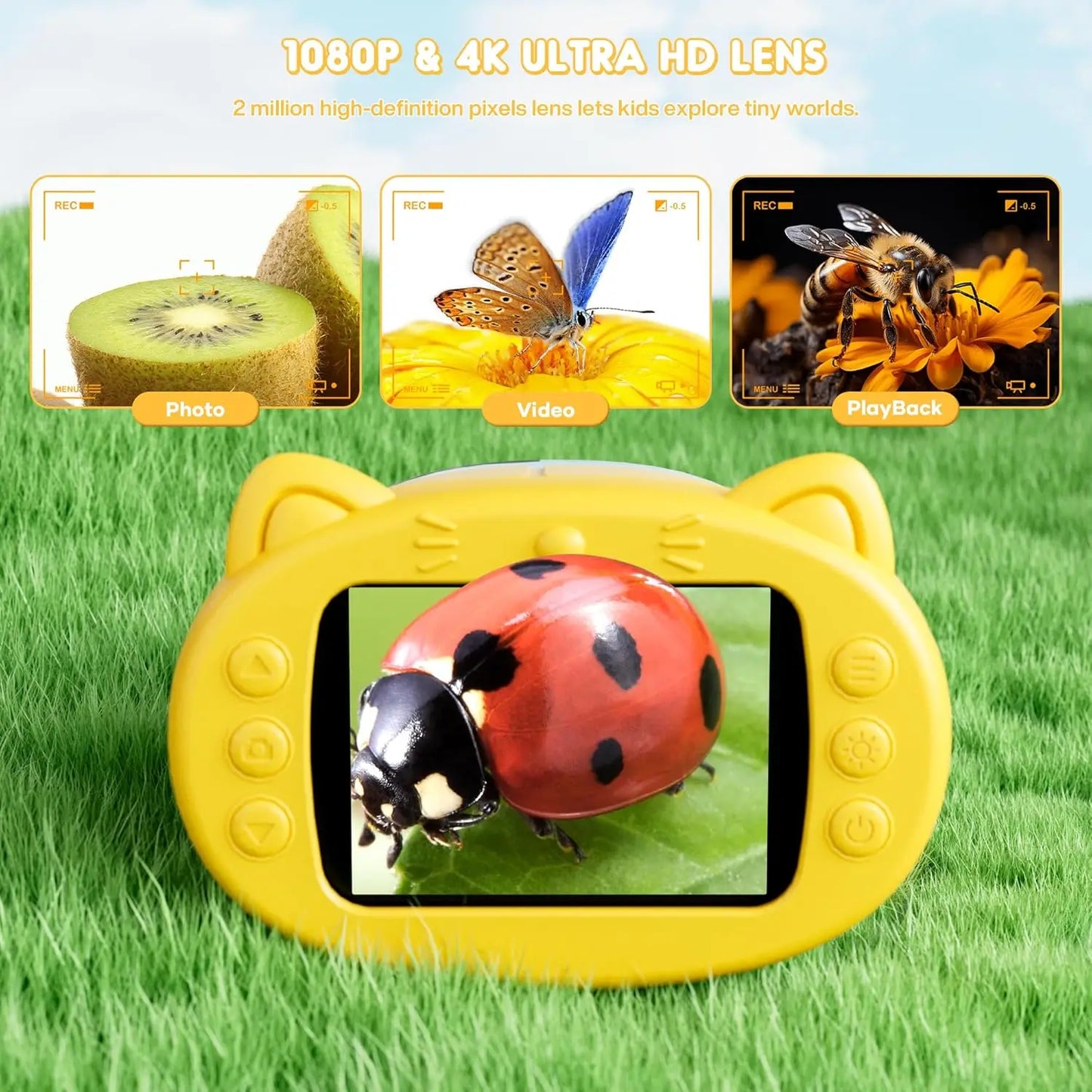 Kids Digital Microscope with Screen — Science Toy