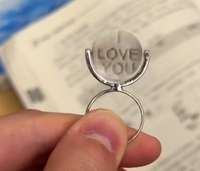 'I Love You' Couple Ring