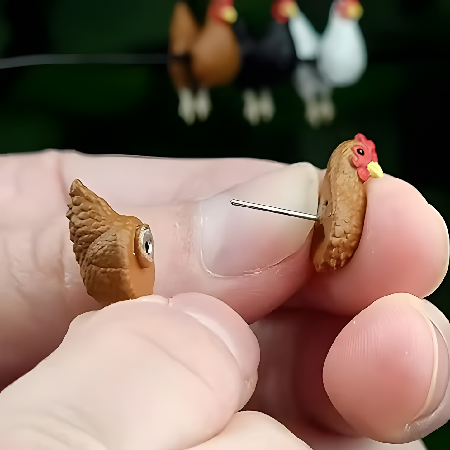 Cute Chicken Earrings