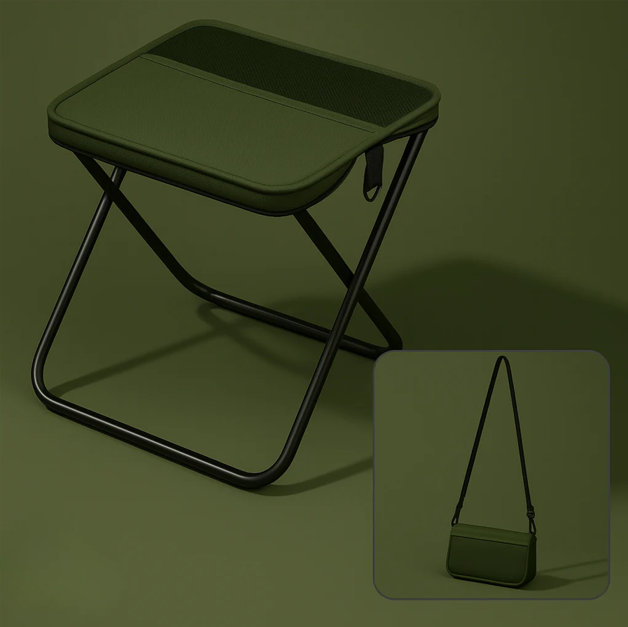 Foldable Travel Stool Bag