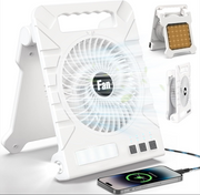 Portable Solar Rechargeable Fan
