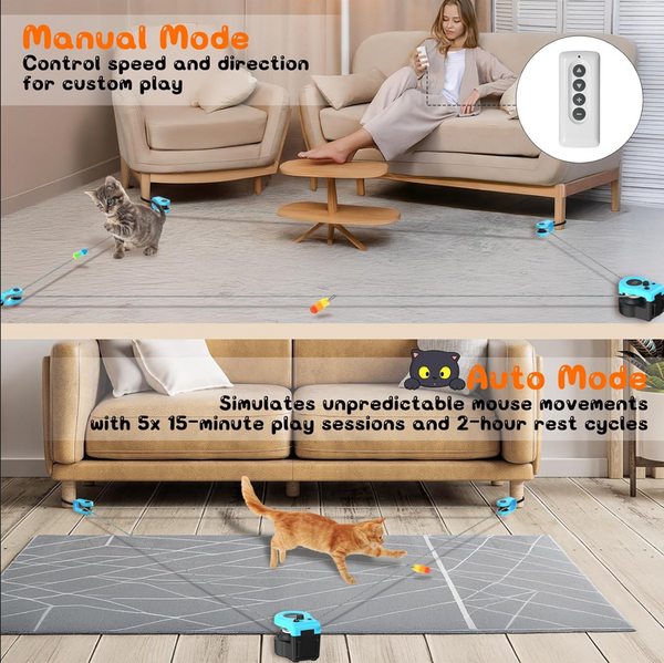 Interactive Cat Treadmill Toy