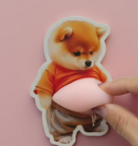 Shiba Inu Squeeze Stickers