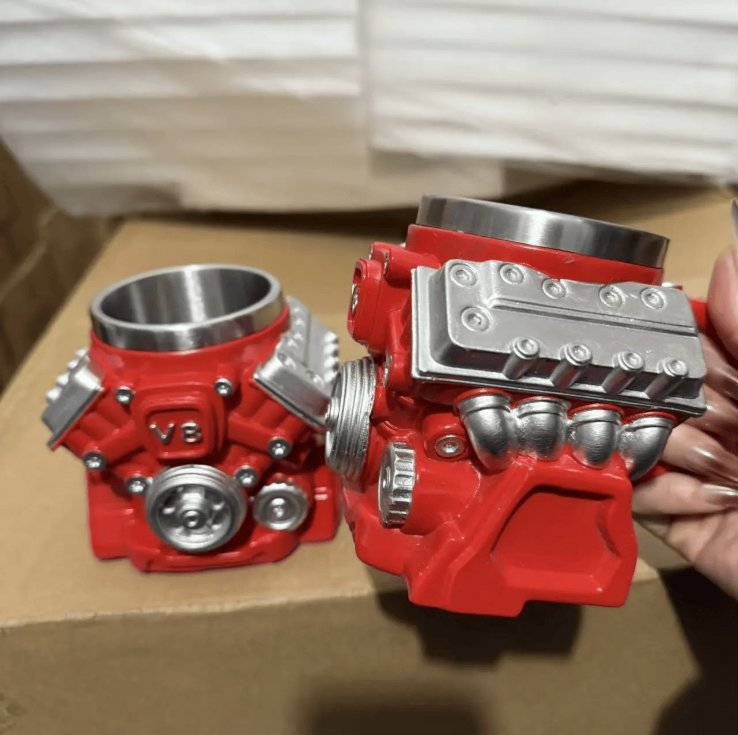 V8 Engine Mug