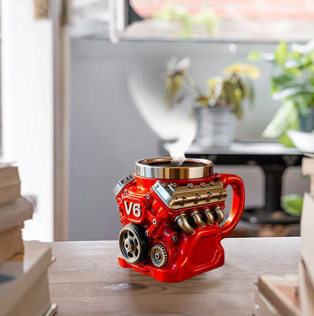 V8 Engine Mug