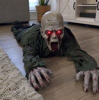 Crawling Zombie Halloween Animatronic