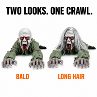 Crawling Zombie Halloween Animatronic