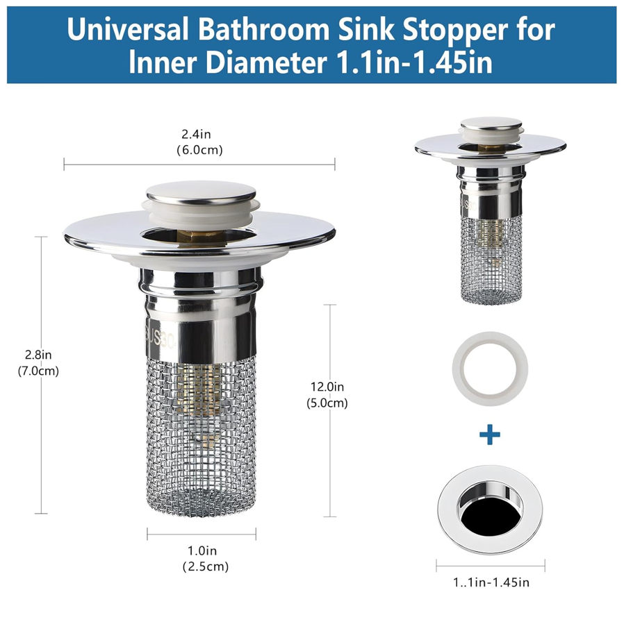 Sink Stopper with Filter