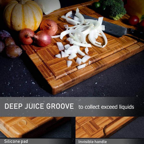 Bamboo Cutting Boards, (Set of 3)