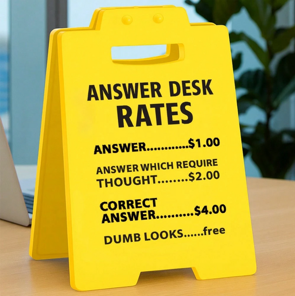 Funny Office Desk Sign