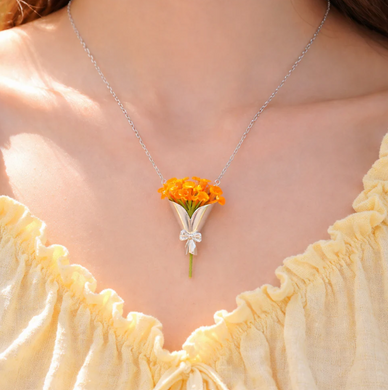 Discover a Necklace Designed to Preserve Your Favorite Bloom