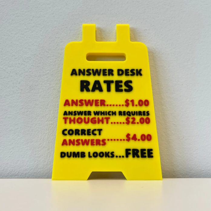 Mood Desk Signs