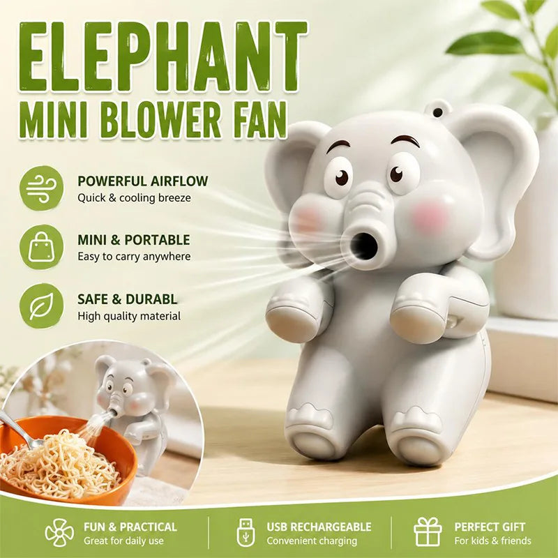 Elephant Baby Food Cooling Fan