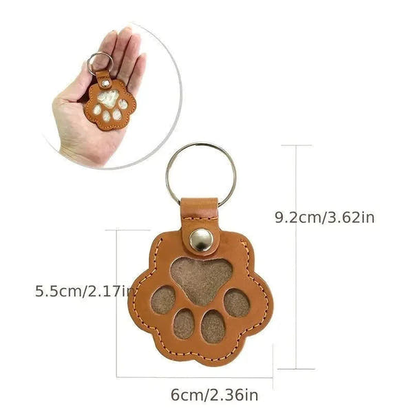 Pet Hair Storage Keychain