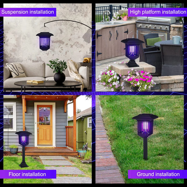 3-in-1 Solar Garden Insect Killer Light