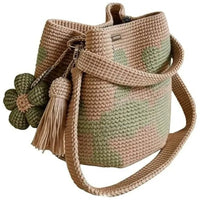 Handwoven Crochet Flower Bag