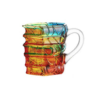Book-Shaped Glass Mug