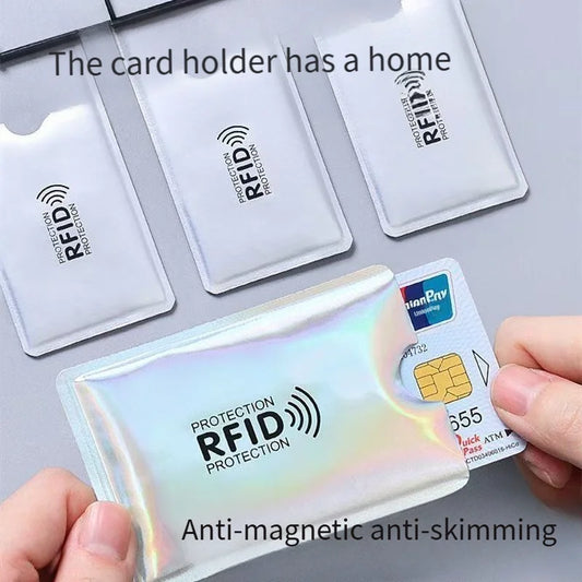 RFID-Blocking Card Protector Sleeves (10-Pack)